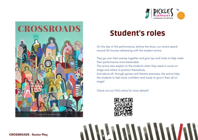 Theatre in English for Schools our shows Pickles Company