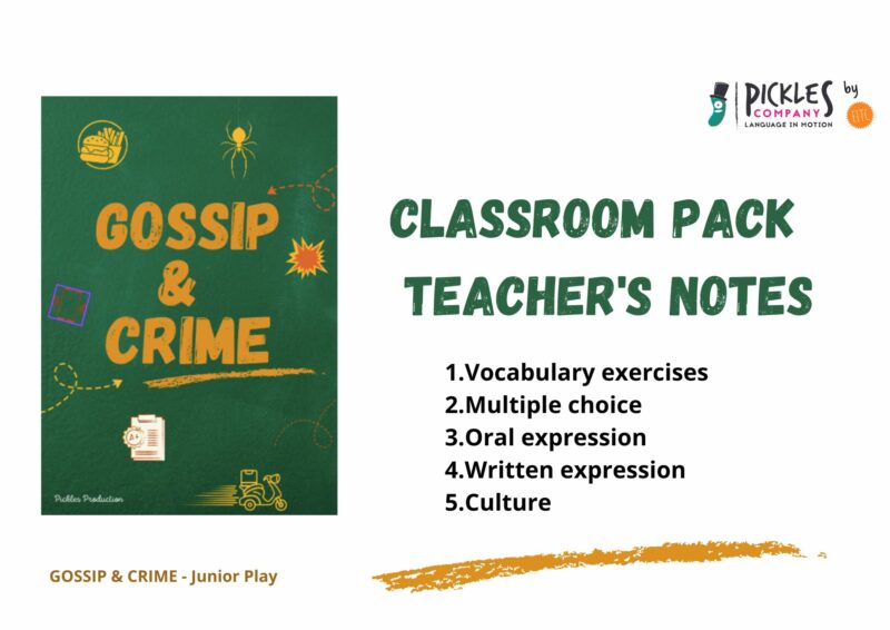 Theatre in English for Schools our shows Pickles Company